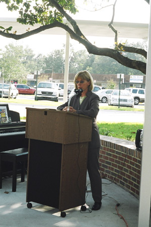 Kathy gives talk in your honor